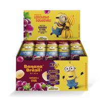 Barra de Fruta Minions Banana e Uva Com Cobertura de Uva Display 20 un de 22g - Banana Brasil