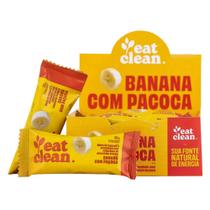 BARRA DE FRUTAS BANANA COM PAÇOCA 12X30g - EAT CLEAN