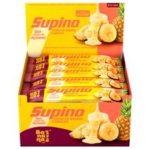 Barra De Frutas de Banana e Abacaxi Zero Açúcar Supino contendo 20 unidades de 24g Banana Brasil