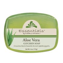 Barra de Glicerina Natural Soap Clearly Aloe Vera 118ml - Pacote com 12 Unidades