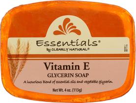 Barra de glicerina natural Soap Clearly, vitamina E, 120 ml, pacote com 12 Barra de glicerina natural Soap Clearly, vitamina E, 120 ml, pacote com 12
