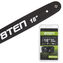 Barra de guia e corrente de motosserra 8TEN para Stihl MS 210-251 45cm