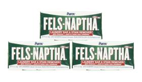 Barra de lavanderia e removedor de manchas Fels Naptha 165 ml - pacote com 3 Barra de lavanderia e removedor de manchas Fels Naptha 165 ml - pacote com 3