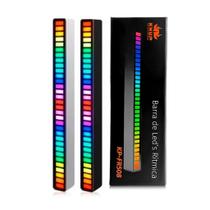 Barra de Led Rítmica RGB Sensor de Som Gamer Decorativo USB