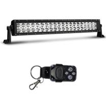 Barra de Led Spot Flood 120w 40 Leds Com Controle Para Veículos C/ Controle Barra de Led Spot Flood 120w 40 Leds Com Controle Para Veículos C/ Controle