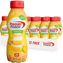 Barra de limão Protein Shake Premier Protein de edição limitada 11,5 onças x 12
