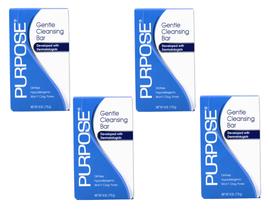Barra de limpeza Purpose Gentle, livre de óleo, 180 ml, pacote com 4