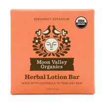 Barra de loção à base de ervas Moon Valley Organics Moon Melt Bergamota Barra de loção à base de ervas Moon Valley Organics Moon Melt Bergamota