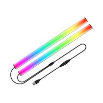 Barra de Luz de Mesa 2 em 1 para Jogos e Trabalho - LED com Controle Remoto