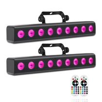 Barra de luz de palco LED ENDYSHOW 50W RGBW DJ Lights, pacote com 2