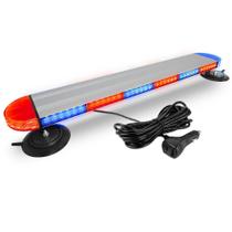 Barra de Luz Estroboscópica de Emergência para Veículo ASPL 79cm Vermelha/Azul Barra de Luz Estroboscópica de Emergência para Veículo ASPL 79cm Vermelha/Azul