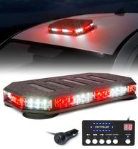 Barra de luz estroboscópica LED Roof Top LUMENIX 42 LED branca vermelha Barra de luz estroboscópica LED Roof Top LUMENIX 42 LED branca vermelha