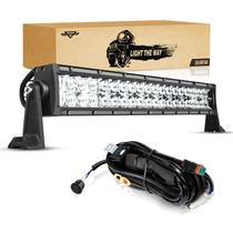 Barra de Luz LED Auxbeam de 22 pulgadas 120W Combo de Haz Spot y Flood con Lente 5D