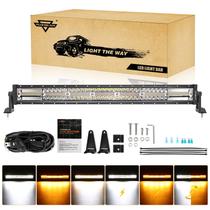 Barra de luz LED Auxbeam Spot Flood Combo de 30 polegadas e 180 W Barra de luz LED Auxbeam Spot Flood Combo de 30 polegadas e 180 W