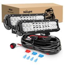 Barra de luz LED Nilight 12 cm 72W Spot Flood Combo Off Road