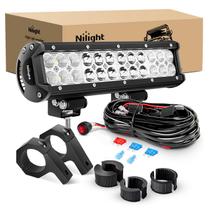 Barra de luz LED Nilight 12 polegadas 72 W Spot Flood Combo + Access.