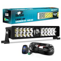 Barra de luz LED Nilight 14 polegadas 21 LED Dual Row Spot Flood Combo