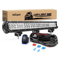 Barra de Luz LED Nilight 25cm 162W - Combo Spot e Flood Off-Road