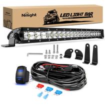 Barra de luz LED Nilight 53cm 100W Spot Flood Combo 9000LM