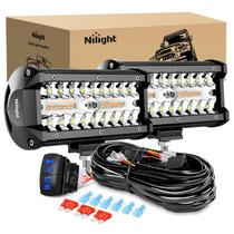 Barra de Luz LED Nilight 6,5 polegadas 120W 3 Modos de Iluminação Barra de Luz LED Nilight 6,5 polegadas 120W 3 Modos de Iluminação