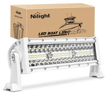 Barra de luz LED Nilight Marine Navigation 34cm branca 128W