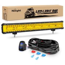 Barra de luz LED Nilight Side Shooter 50 cm Triple Row 3500K