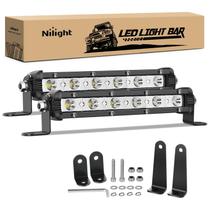 Barra de luz LED Nilight Ultra-Slim Spot 18 W 18 cm 2 unidades Barra de luz LED Nilight Ultra-Slim Spot 18 W 18 cm 2 unidades