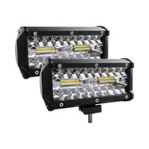 Barra De Luz Led Offroad 4x4 12v 24v Holofotes Lâmpada De Neblina Caminhão Trator Agrícola Barco Suv