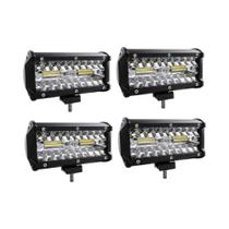 Barra De Luz Led Offroad 4x4 12v 24v Holofotes Lâmpada De Neblina Caminhão Trator Agrícola Barco Suv