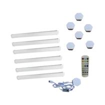 Barra De Luz LED RGB Com Sincronização De Música Bluetooth, Luz De Fundo DIY Para TV, Luminária