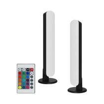Barra De Luz LED RGB USB Com Ritmo Musical, Luz De Fundo Para TV, Controle Remoto, Lâmpadas