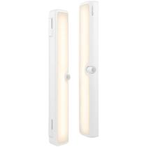 Barra de luz LED, sensor de movimento giratório Amazon Basics, 30 cm, pacote com 2