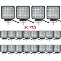 Barra de Luz LED Turboo 20PCS 4" 48W à Prova d'Água