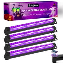 Barra de luz preta Linstaine recarregável 10W 5000mAh 385-400nm