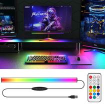 Barra de luz RGB sob o monitor WILLED para configuração de jogos
