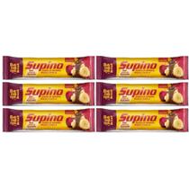 Barra De Maça Com Chocolate Ao Leite 24g Banana Brasil Kit 6 Saudável Zero Açúcar Natural Premium