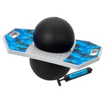 Barra de moletom Pogo Trick Ball para crianças com bomba, camuflagem azul