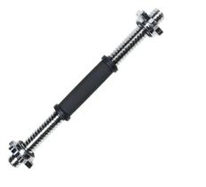 Barra De Musculação 40cm Envolst Rosca 28mm Com Travamento