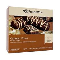 Barra de Nutrição Proteinwise 7 unidades Caramelo com Cacau Barra de Nutrição Proteinwise 7 unidades Caramelo com Cacau