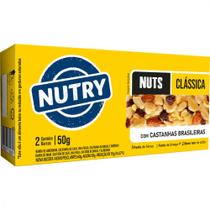 Barra de Nuts Clássica 50g 2 Unidades Nutry