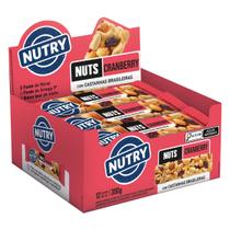 Barra de Nuts Nutry Cranberry 12 Unidades 25g Barra de Nuts Nutry Cranberry 12 Unidades 25g