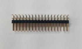 Barra De Pinos 34p 2x18pin, 90g Preto - Kit 10 Peças Barra De Pinos 34p 2x18pin, 90g Preto - Kit 10 Peças