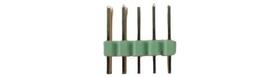 Barra De Pinos 9p - 2x5 2.54mm 180 Graus - Kit 10 Peças