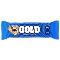 Barra de Proteina - 1 Unidade 60g Cookies & Cream - Bold