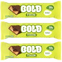 Barra de Proteina 12g Super Nutritivo Thin Bombom de Coco 40g Bold Kit 3 Barra de Proteina 12g Super Nutritivo Thin Bombom de Coco 40g Bold Kit 3
