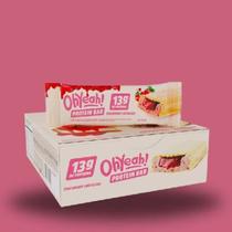 Barra de proteína 45g Oh Yeah 3VS, sabor strawberry cheesecake, 12 unidades por caixa Barra de proteína 45g Oh Yeah 3VS, sabor strawberry cheesecake, 12 unidades por caixa