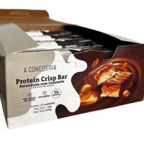 Barra De Proteína Amendoim c/ Caramelo Display 12unidx45g - A Confiteria