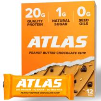 Barra de proteína Atlas Peanut Butter Chocolate Chip 20g de proteína