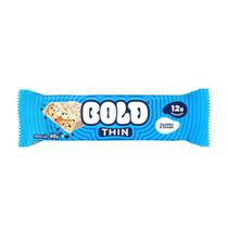 Barra de Proteína Bold Thin Sabor Cookies & Cream com 12g de Proteína 40g