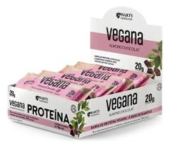 Barra De Proteína Cacau E Amêndoas Vegana Bcaa Harts Natural Barra De Proteína Cacau E Amêndoas Vegana Bcaa Harts Natural